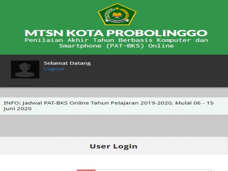 JADWAL PENILAIAN AKHIR TAHUN (PAT) 2020
